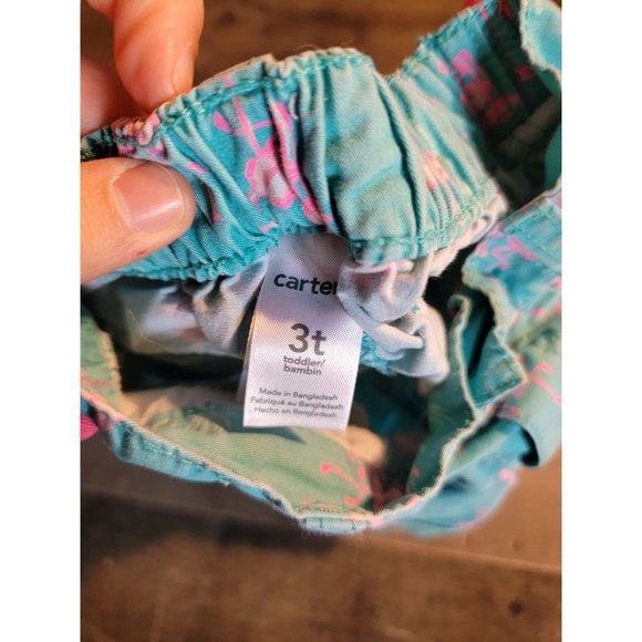 Carter's blue shorts youth flamingo - Picture 3 of 4